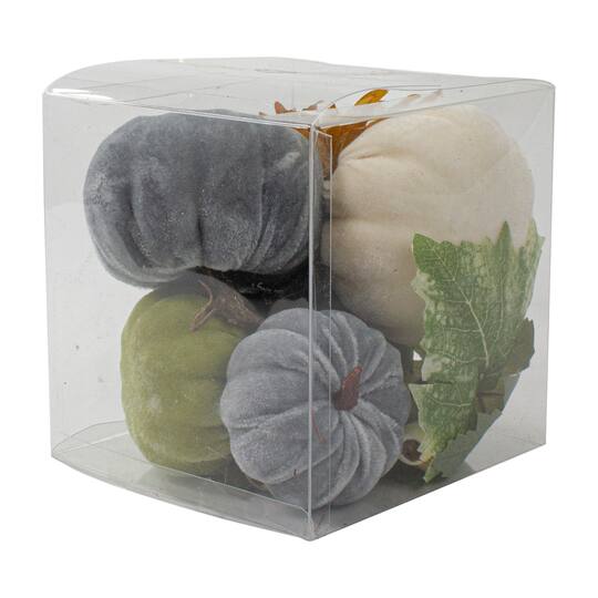 Pumpkins Berries Flowers & Leaves Thanksgiving Decor Set, 10ct.